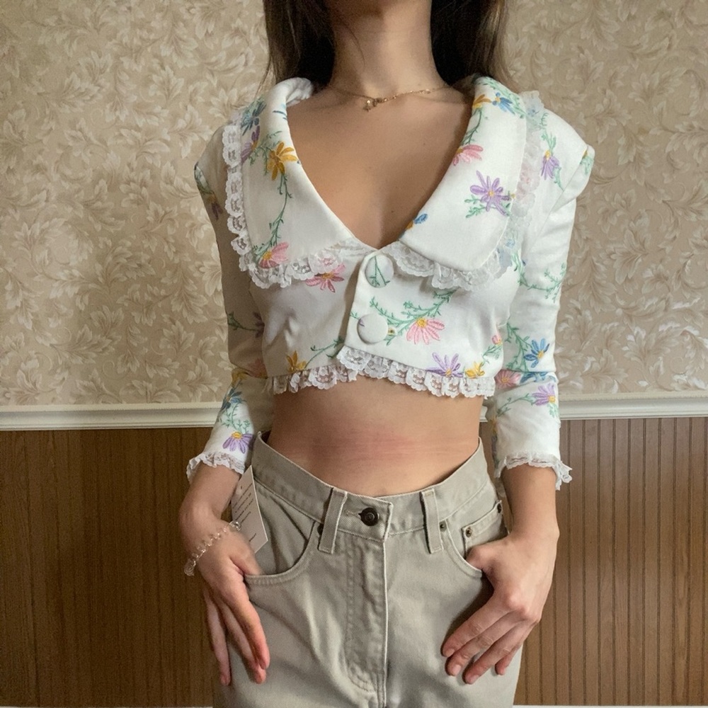 Cropped blazer